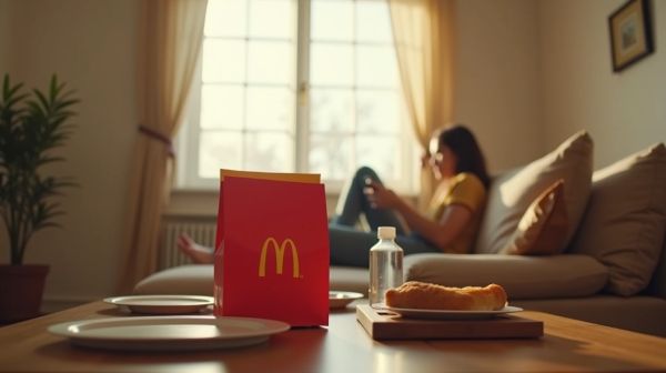 La livraison de McDonald's facile et rapide à domicile